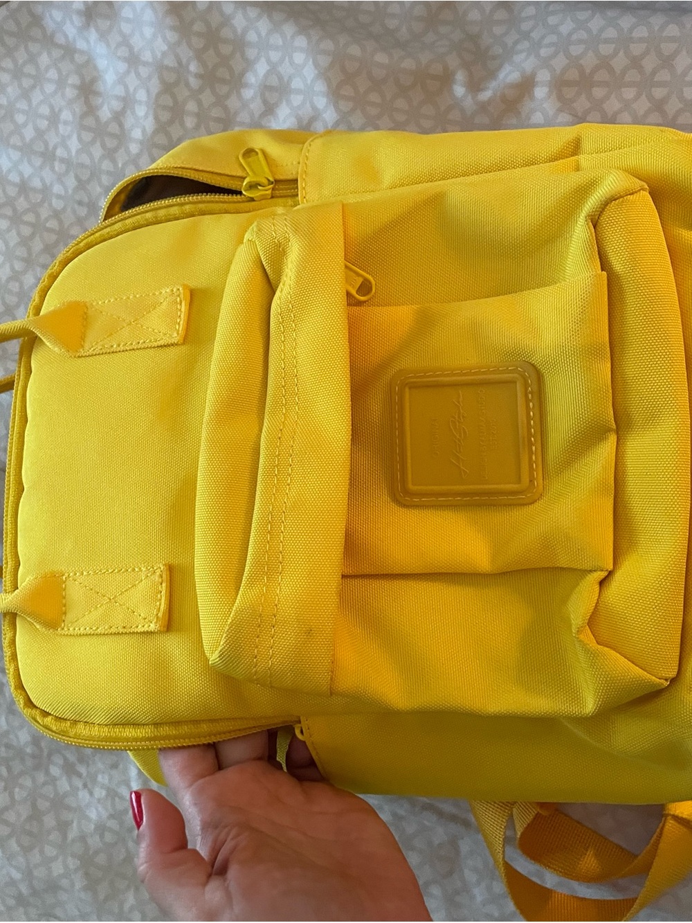Max Studio Kids Yellow Mini Backpack/lunch bag